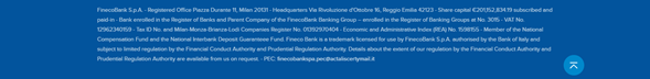 Regulación Fineco Bank Fineco Bank regulation